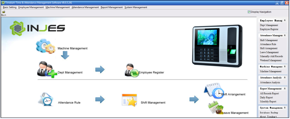 employee time attendance software free download